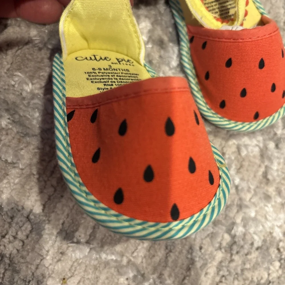 Infant Girl Summer Shoes Size 3 (6-9 Months)